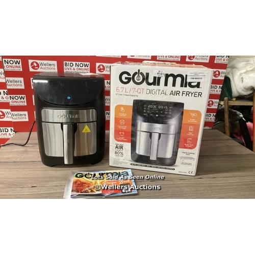 6181 - GOURMIA 6.7L DIGITIAL AIR FRYER / POWERS UP / NO DISPLAY / SIGNS OF USE / W1