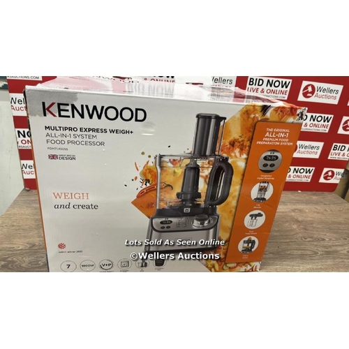 6186 - KENWOOD MULTIPRO COMPACT FOOD PROCESSOR, FDM71.450 / POWERS UP / NOT FULLY FUNCTIONING / MINIMAL SIG... 