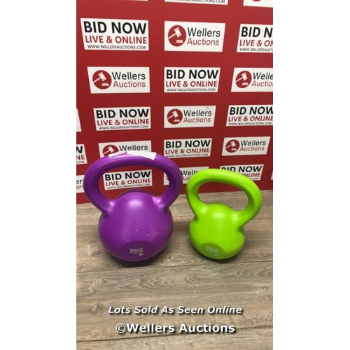 108 - EVERLAST 16KG KETTLEBELL / TWO WEIGHTS ONLY / SIGNS OF USE / C37