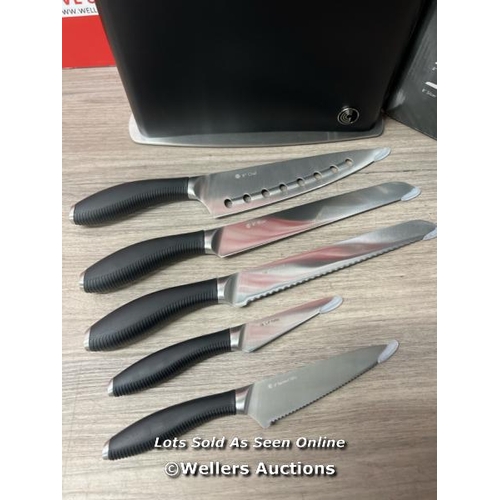 CIRCULON KNIFE BLOCK 6PC / APPEARS NEW OPEN BOX / C26