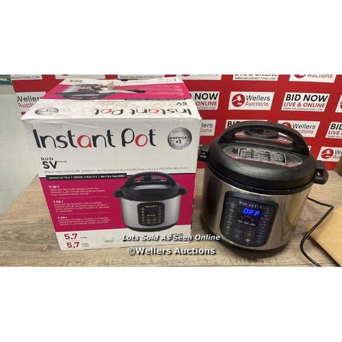 63 - INSTANT POT DUO 9-IN-1 MULTI COOKER / POWERS UP / SIGNS OF USE / C31