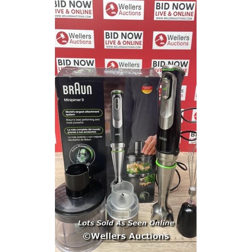 70 - BRAUN MQ9138XI HAND BLENDER / NO POWER / SIGNS OF USE / C32