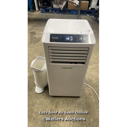 79 - MEACO MEACOCOOL 9K BTU PORTABLE AIR CONDITIONER & HEATER / POWERS UP / SIGNS OF USE / P15