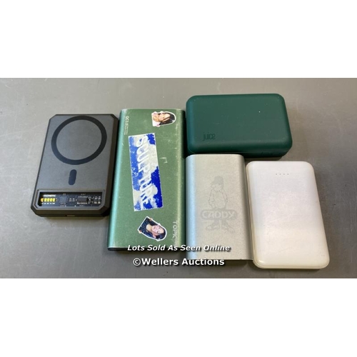 9541 - X5 POWER BANKS INCL. ORSEN AND JUICE