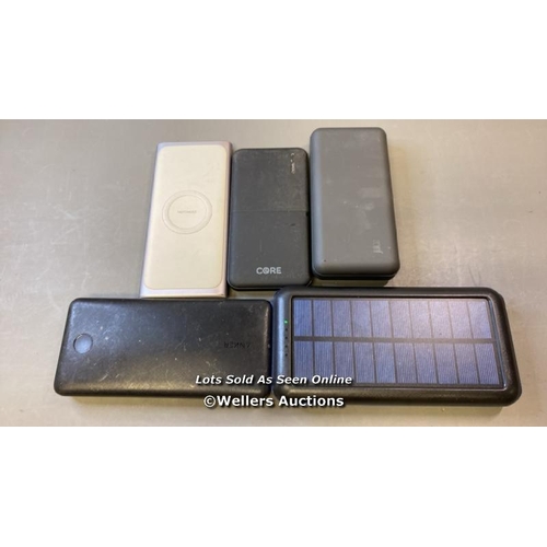 9552 - X5 POWER BANKS INCL. SAMSUNG AND ANKER