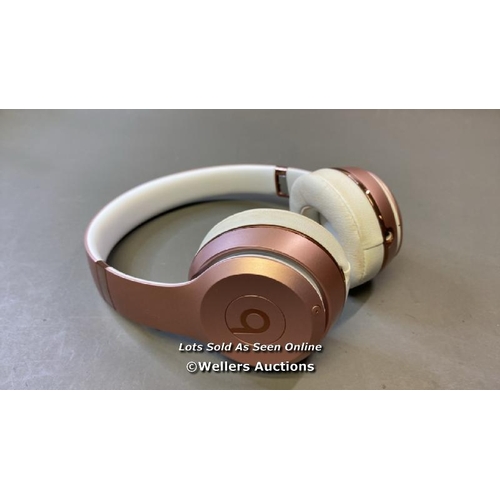 9583 - X1 APPLE BEATS SOLO3 WIRELESS ON-EAR HEADPHONES MODEL A1796