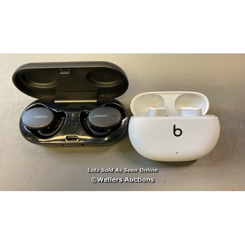 9589 - X1 BOSE 427929 EARBUDS AND X1 APPLE BEATS STUDIO BUDS MODEL A2514