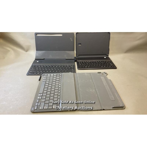 9593 - X3 TABLET KEYBOARDS INCL. SAMSUNG