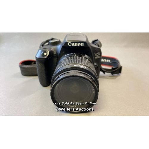 9596 - X1 CANON EOS 1300D DS126621 CAMERA