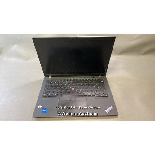 9604 - X1 LENOVO THINKPAD T14 GEN 3, HD REMOVED, INTEL CORE I5 PROCESSOR - DAMAGED SCREEN