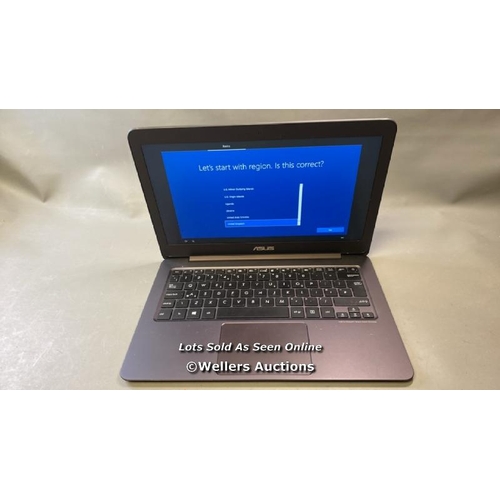 9606 - X1 ASUS UX305F, 8GB RAM, 250GB HD, INTEL CORE M-5Y10C @ 1.0GHZ, SN: F5N0CJ12347922712M - PROFESSIONA... 