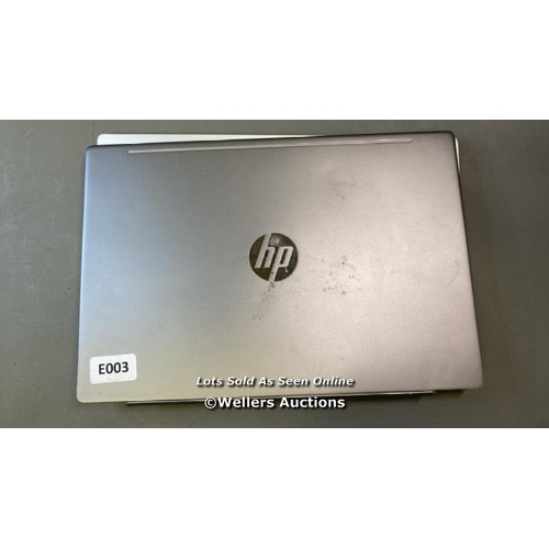 9608 - X1 HP PAVILION, 16GB RAM, HD REMOVED, INTEL CORE I7 PROCESSOR, SN: 5CD8476D34 - CHASSIS DAMAGED