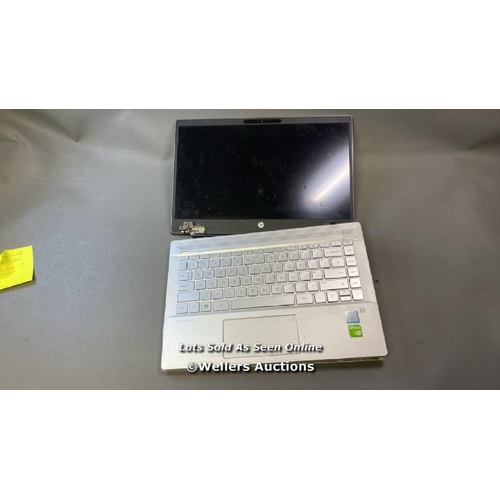 9608 - X1 HP PAVILION, 16GB RAM, HD REMOVED, INTEL CORE I7 PROCESSOR, SN: 5CD8476D34 - CHASSIS DAMAGED