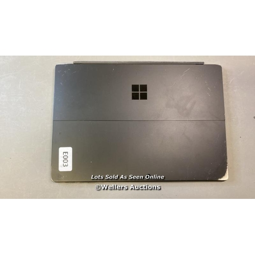 9613 - X1 MICROSOFT 1866, 16GB RAM, 500GB HD, I7-1065G7 @ 1.30GHZ, SN: 38101105053 - PROFESSIONALLY WIPED A... 