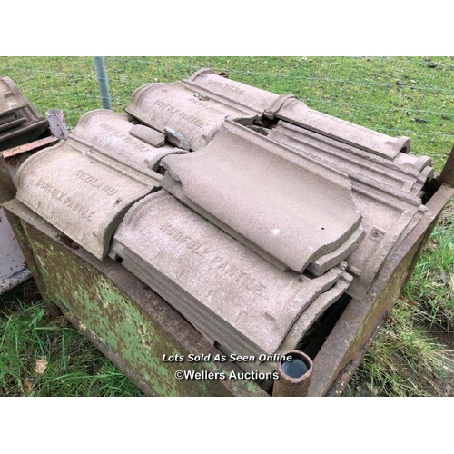 98 - STILLAGE OF REDLAND ROOF TILES, 38CM L X 23CM W