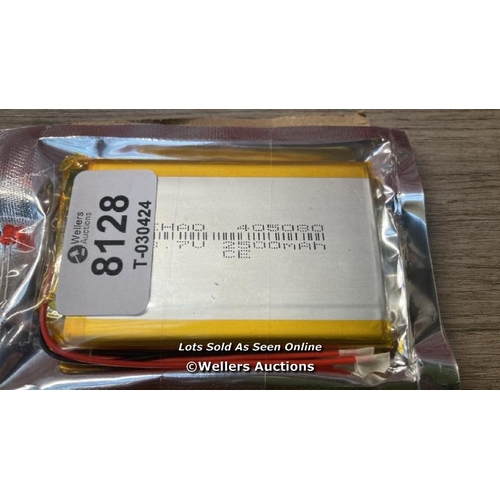 8021 - 3.7V 2500MAH LI-PO BATTERY (405080) RECHARGEABLE HIGH CAPACITY TABLET   DEVICE / H38