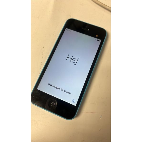 8023 - APPLE IPHONE 5C / AN0904 / 32GB / I-CLOUD LOCKED / IMEI.INFO: 357999055146544 / POWERS UP / SIGNS OF... 