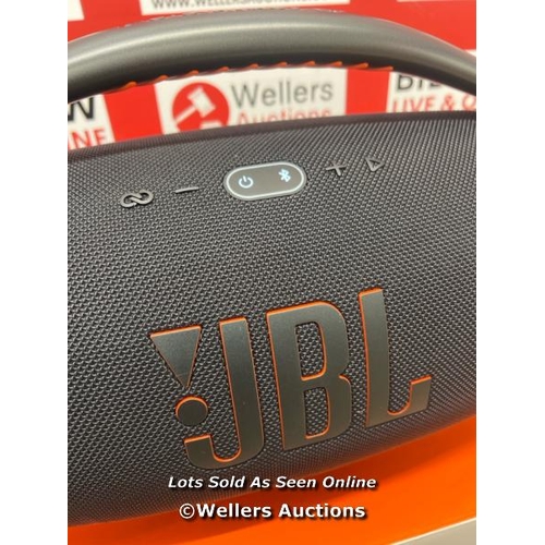 8112 - JBL BOOMBOX 3 PORTABLE BLUETOOTH SPEAKER, F20