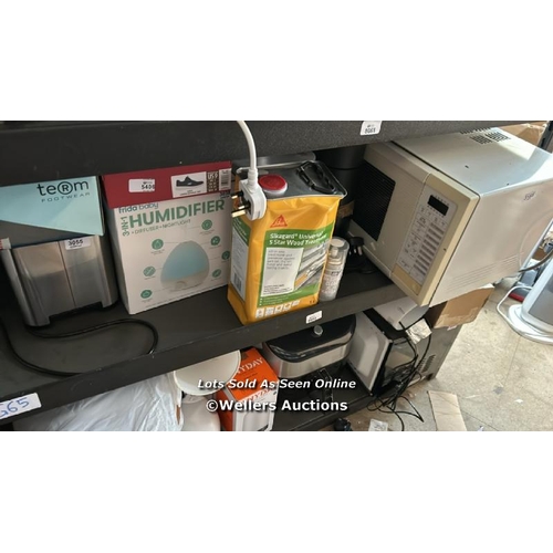 8069 - JOB LOT OF ASSORTED ITEMS INC MICROWAVE NESPRESSO COFFEE MACHINE, FRIDA BABY HUMIDIFER AND MORE / G6... 