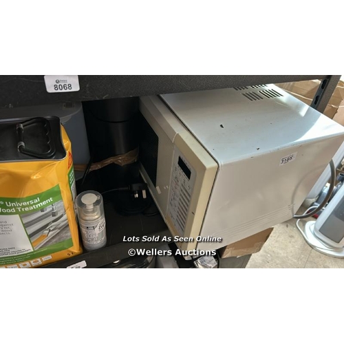 8069 - JOB LOT OF ASSORTED ITEMS INC MICROWAVE NESPRESSO COFFEE MACHINE, FRIDA BABY HUMIDIFER AND MORE / G6... 