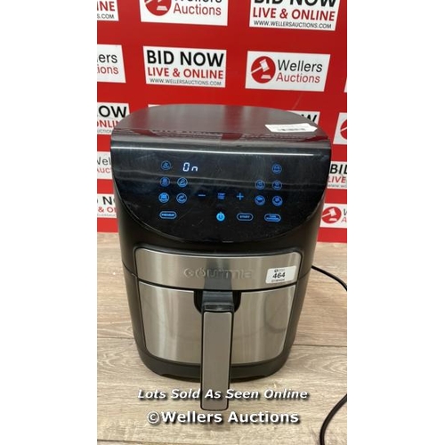 464 - GOURMIA 6.7L DIGITIAL AIR FRYER / POWERS UP / SIGNS OF USE / C31