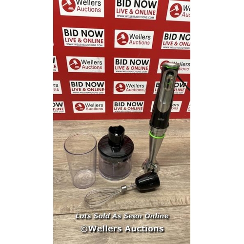 473 - BRAUN MQ9138XI HAND BLENDER / POWERS UP / SIGNS OF USE / C32