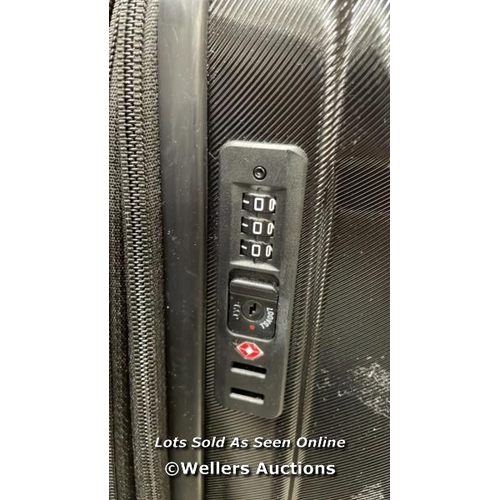 487 - SAMSONITE ENDURE 2PC. HARDSIDE LUGGAGE SET / SIGNS OF USE / DAMAGED ZIP / COMBINATION UNLOCKED / P10