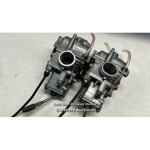 8005 - YAMAHA TDR250 CARBS CARBURETTOR TDR 250 TZR 250 PAIR OF NICE CARBS ,CHECKED / T22