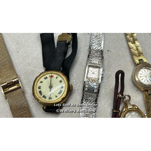 8016 - JOB LOT WOMEN'S WRISTWATCHES VINTAGE HAND WIND NON WORKING X 35 / T24