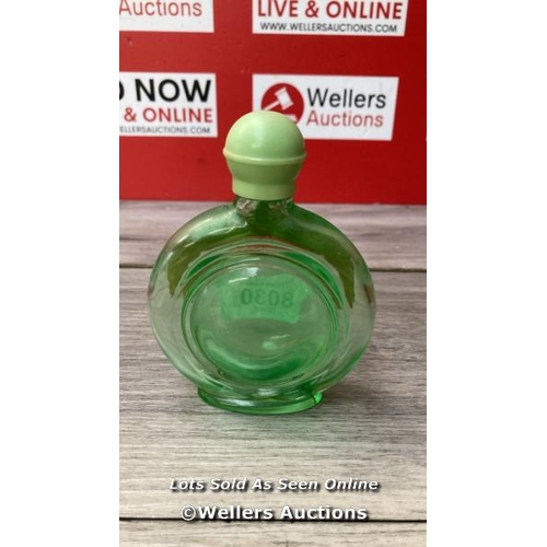 8030 - EMPTY GREEN URANIUM 4711 COLOGNE BOTTLE 1950'S / T25