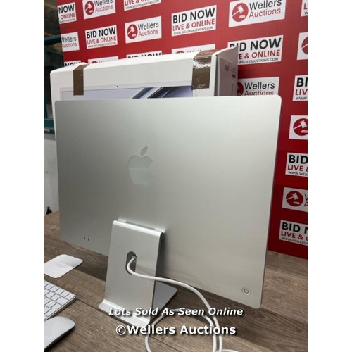 8261 - APPLE IMAC 2023, APPLE M3 CHIP, 8-CORE CPU, 8-CORE GPU, 8GB RAM, 256GB SSD 24 INCH IN SILVER, MQR93B... 