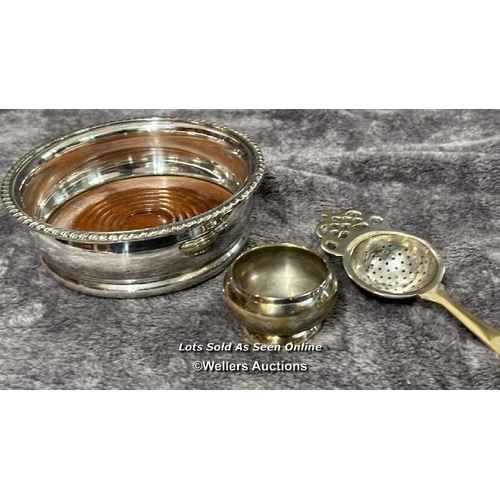 91 - Silver plate items including James Dixon & Sons / AN18