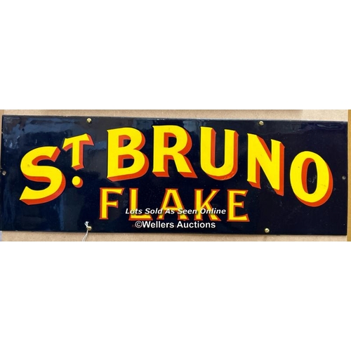 146 - Vintage enamel tobacco sign 