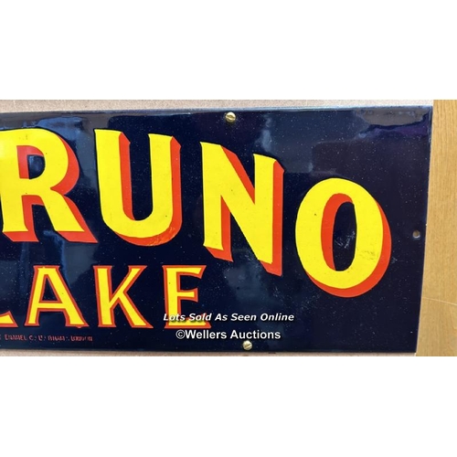 146 - Vintage enamel tobacco sign 