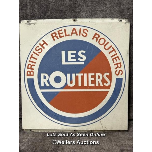 121 - Vintage enamel sign 