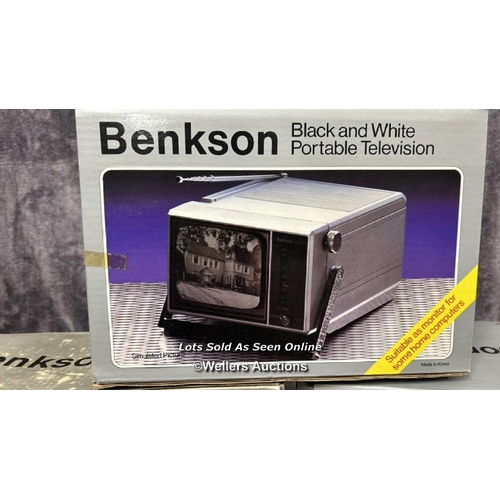 237 - Three boxed vintage Benkson portable 5