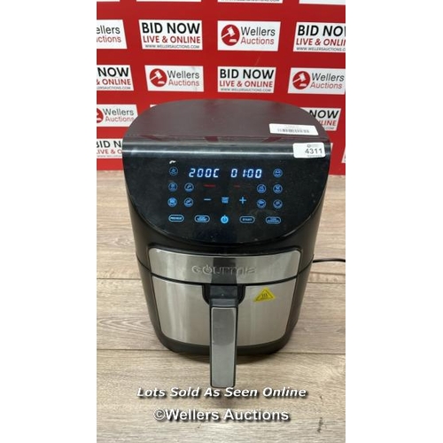 4311 - GOURMIA 6.7L DIGITIAL AIR FRYER / POWERS UP / SIGNS OF USE / E84