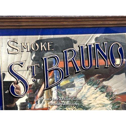 289 - St Bruno Flake advertising mirror 