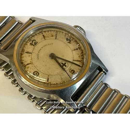 357 - Vintage gents automatic stainless steel wrist watch by West End Watch Co, no.6746 1013, appears to b... 