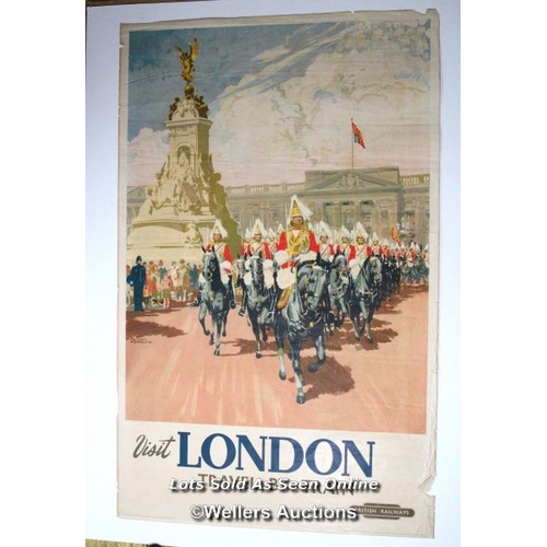 180 - Original 1953 British Railway poster by Bordon Nicholl 