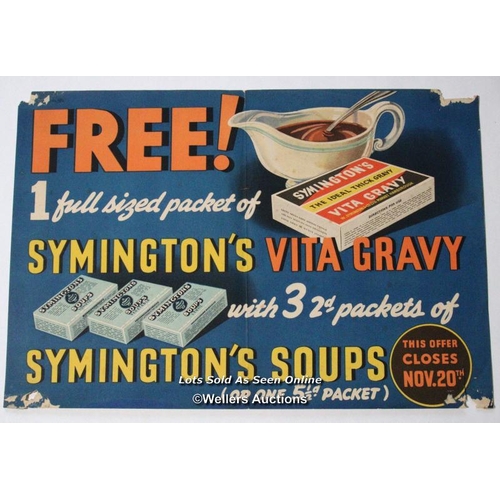 185 - Vintage Symingtons Gravy poster