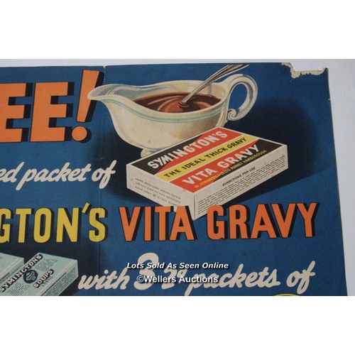 185 - Vintage Symingtons Gravy poster