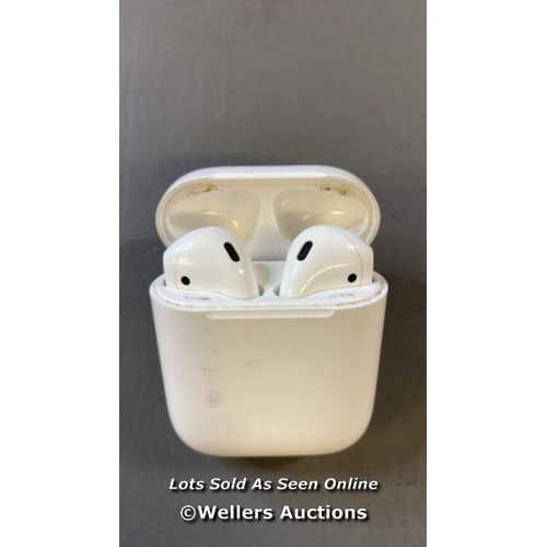 9629 - APPLE AIRPODS / 1602 / SN: H04D5JH9LX2Y / BLUETOOTH CONNECTION TESTED