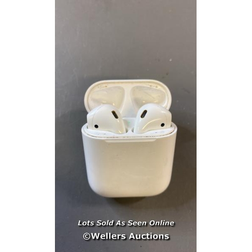 9634 - APPLE AIRPODS / A1602 / SN: GMRYD7B6H8TT / BLUETOOTH CONNECTION TESTED