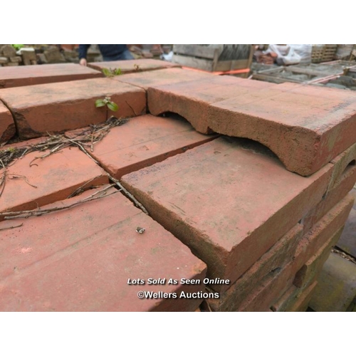 1086 - APPROX X192 RED GULLEY CHANNELS, 31CM (L) X 23CM (W) X 6CM (D)