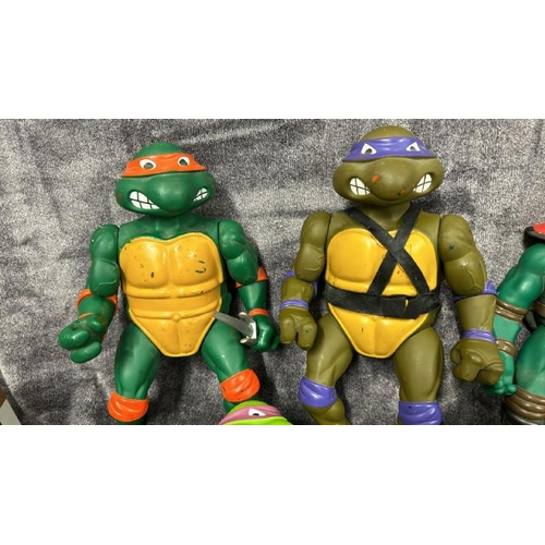 10 - Seven Teenage Mutant Hero Turtles large scale figures / AN50