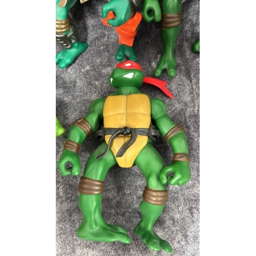 10 - Seven Teenage Mutant Hero Turtles large scale figures / AN50