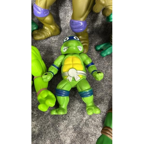 10 - Seven Teenage Mutant Hero Turtles large scale figures / AN50