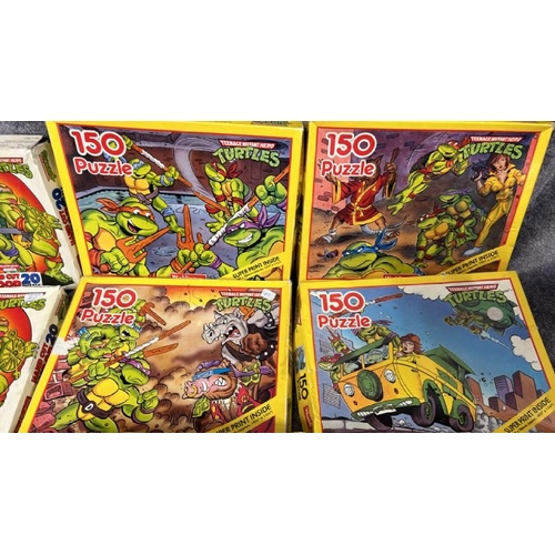 20 - A group of Teenage Mutant Hero Turtles puzzles, all unchecked / AN44