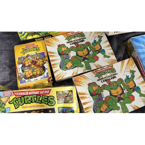 21 - Assorted Teenage Mutant Hero Turtles games, all unchecked / AN44